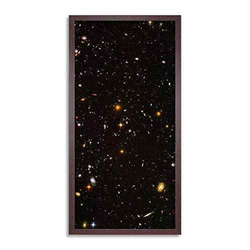 Wee Blue Coo Space Universe Hubble Ultra Deep Field Long Panel Framed Wall Art Print Raum Feld Mauer von Wee Blue Coo