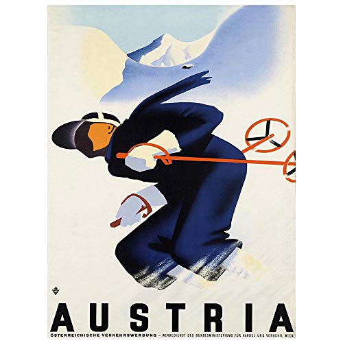 Wee Blue Coo Travel Austria Winter Sport Ski Snow Mountain Alps Art Print Poster Wall Decor Kunstdruck Poster Wand-Dekor-12X16 Zoll Wee Blue Coo Travel Austria Winter Sport Ski Snow Mountain Alps Art Print Poster Wall Decor Kunstdruck Poster Wand-Dekor-12X16 Zoll von Wee Blue Coo