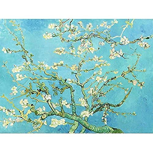 Wee Blue Coo Van Gogh Zweige mit Mandelblüte 1890 Ungerahmter Kunstdruck 30x40 cm von Wee Blue Coo