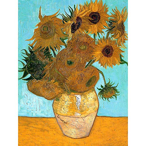 Wee Blue Coo Vincent Van Gogh Still Life Vase With Twelve Sunflowers Old Art Print Poster Wall Decor Kunstdruck Poster Wand-Dekor-12X16 Zoll von Wee Blue Coo