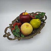 Obstschale Schale Messing Durchbruch Massiv Vintage Hollywood Regency Obstkorb Barock Konfekt Oval Gold Anbietschale Schlüsselablage Blüten Obstschale Schale Messing Durchbruch Massiv Vintage Hollywood Regency Obstkorb Barock Konfekt Oval Gold Anbietschale Schlüsselablage Blüten von WeeNTAGE