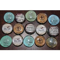 Geocache Beidseitig Glas Handel Stones - Bilder Von Der Cross/Christliche Geocacher von Weebledogs