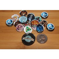 Miniatur Geocache Glas Stones - Firefly/Serenity Set von Weebledogs
