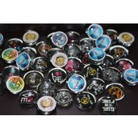 Miniatur Geocache Glas Stones - Hunger-Spiele-Set von Weebledogs