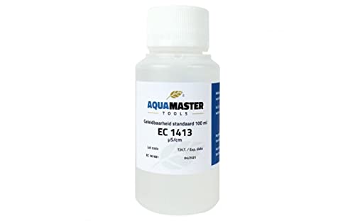 Aqua Master Eichlösung EC 14,13 - Kalibrierlösung EC-Messgerät Pufferlösung Flüssigkeit Eichen von Weedness