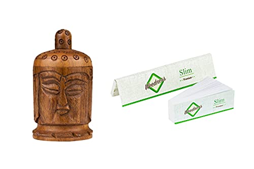 Weedness Buddha Holz Grinder aus Ebenholz handgefertigt 3-teiliges Set - Cruncher Crusher Wood Mini klein Crunsher Zubehör Kräutermühle Set Gewürzmühle Weedness Buddha Holz Grinder aus Ebenholz handgefertigt 3-teiliges Set - Cruncher Crusher Wood Mini klein Crunsher Zubehör Kräutermühle Set Gewürzmühle von Weedness