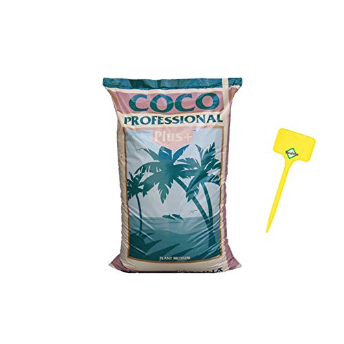 Weedness Canna Coco Professionell Plus 50 Liter - Kokoserde gepresst Blumenerde Substrat Humusziegel Kokos Anzuchterde Grow von Weedness