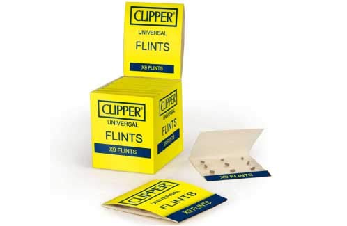 Clipper Classic Feuersteinen 1 Packung mit 9 Steinen - Limited Clipper Gas Feuerzeug Bong Feuerzeug Pfeifen Einweg von Weedness