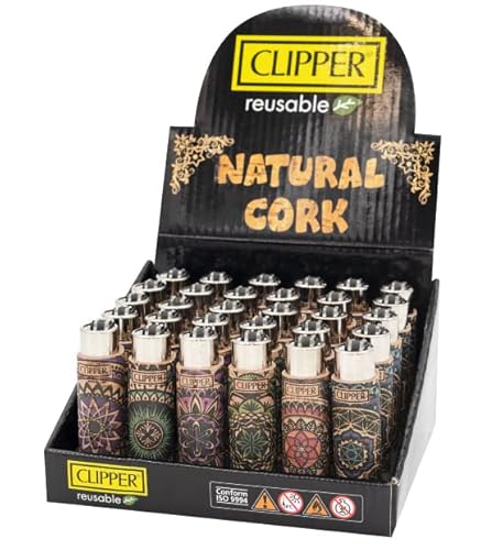 Clipper Cork Cover Mandala Hülle - Limited Gas Bong Feuerzeug Pfeifen Einweg Pfeife Metall Box von Weedness