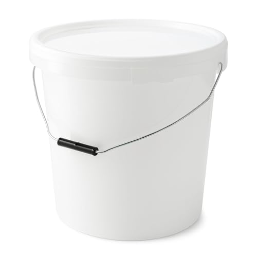 Weedness Eimer mit Deckel 25 Liter Weiß Lichtdicht & Geruchsdicht - Kunststoffeimer Grow Ernte Trocknen Wascheimer Honigeimer Plastikeimer Kübel Weedness Eimer mit Deckel 25 Liter Weiß Lichtdicht & Geruchsdicht - Kunststoffeimer Grow Ernte Trocknen Wascheimer Honigeimer Plastikeimer Kübel von Weedness