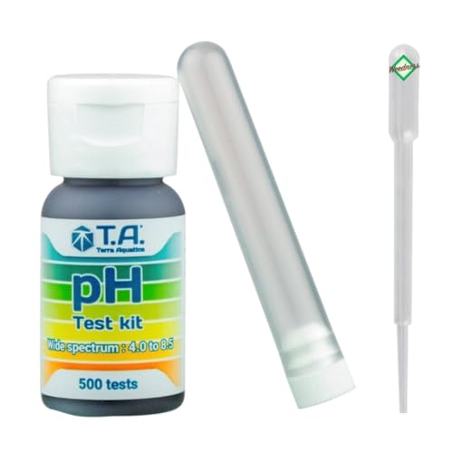 Weedness GHE pH-Wert-Messgerät Kit mit 500 Tests - pH Teststreifen pool Wassertester Pool Test pH-Streifen pH-Messgerät pH-Tester Pool Messgerät von Weedness