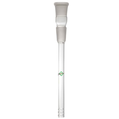 Weedness Bong Glas Chillum Diffuser 14,5 mm Schliff 12 cm - Shillum Zubehör Kopf Adapter Aufsatz Steckchillum Kupplung von Weedness