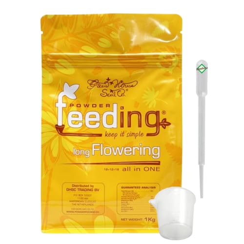 Weedness Green House Feeding Long Flowering 500 Gramm - NPK Dünger Grow Anbau Indoor Erde Flüssigdünger Organischer Bio von Weedness