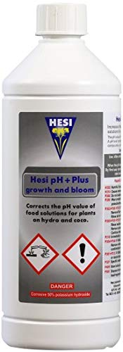 Hesi pH+ Plus 1 Liter - pH-Heber Grow Anbau Indoor Dünger ph Plus Flüssig von Weedness