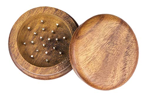 Weedness Holz Grinder Ø 50 mm aus Ebenholz handgefertigt - Cruncher Crusher Wood Mini klein Crunsher Zubehör Kräutermühle Set Gewürzmühle Weedness Holz Grinder Ø 50 mm aus Ebenholz handgefertigt - Cruncher Crusher Wood Mini klein Crunsher Zubehör Kräutermühle Set Gewürzmühle von Weedness
