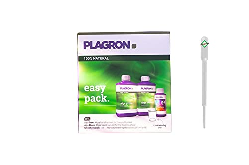 Plagron Dünger Set Bio Easy Pack Natural Starterbox Grow Anbau Indoor - Bio NPK Organischer Flüssig Tomaten von Weedness