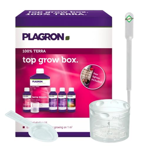 Weedness Plagron Dünger Set Terra Starterbox Big - Grow Anbau Indoor Bio Dünger NPK Chilli Organischer Gemüse Flüssig Bonsai Tomaten Palmen von Weedness