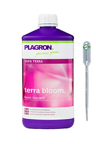 Plagron Terra Bloom 1 Liter - Grow Anbau Indoor Dünger Blütephase Organischer Bio Flüssigdünger Gurken von Weedness