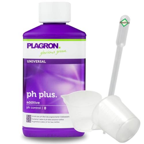 Plagron pH+ Plus 1 Liter Flüssig - ph-senker Dünger Pflanzen Grow Anbau Indoor Down Granulat Tomaten Rasen Orchideen von Weedness