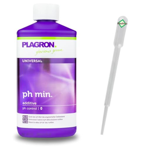 Weedness Plagron pH- Minus 500 ml Flüssig - ph-senker Dünger Pflanzen Grow Anbau Indoor Down Granulat Tomaten Rasen Orchideen von Weedness