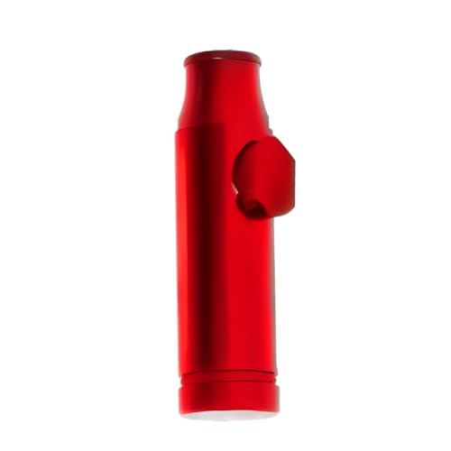 Weedness Aluminium Dosierer Rot - Portionierer Aluminium Schale Schnupfen Ballern Spender Snuff Dosierer von Weedness