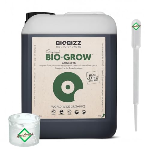 Weedness BioBizz Bio Grow 10 Liter - Naturdünger Grow Anbau Indoor Tomaten Flüssig Orchideen Bonsai Bio Organischer NPK von Weedness