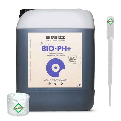 Weedness BioBizz Bio pH+ Plus 5 Liter - pH-Heber Grow Anbau Indoor Dünger Ph Plus Flüssig Heben von Weedness
