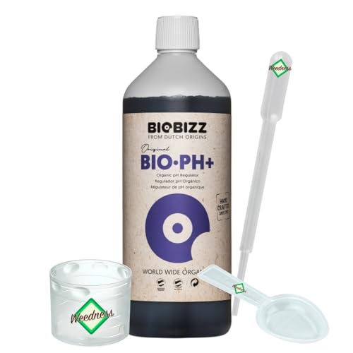 Weedness BioBizz pH+ Plus 1 Liter - pH-Heber Grow Anbau Indoor Dünger Ph Plus Flüssig Heben von Weedness