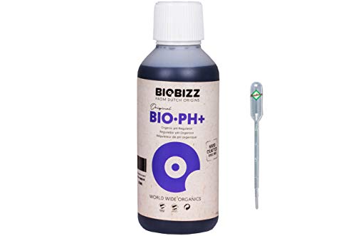BioBizz pH+ Plus 500 ml - pH-Heber Grow Anbau Indoor Dünger Ph Plus Flüssig Heben von Weedness