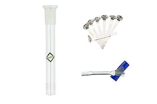 Weedness Bong Glas Chillum Adapter 18,8 mm auf 14.5 mm Schliff 13 cm Diffuser 3-teiliges Set - Shillum Zubehör Kopf Adapter Aufsatz Steckchillum Kupplung Weedness Bong Glas Chillum Adapter 18,8 mm auf 14.5 mm Schliff 13 cm Diffuser 3-teiliges Set - Shillum Zubehör Kopf Adapter Aufsatz Steckchillum Kupplung von Weedness