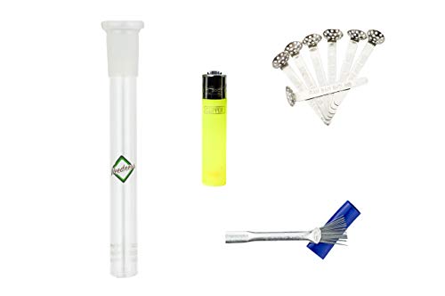 Weedness Bong Glas Chillum Adapter 18,8 mm auf 14.5 mm Schliff 13 cm Diffuser 5-teiliges Set - Shillum Zubehör Kopf Adapter Aufsatz Steckchillum Kupplung Weedness Bong Glas Chillum Adapter 18,8 mm auf 14.5 mm Schliff 13 cm Diffuser 5-teiliges Set - Shillum Zubehör Kopf Adapter Aufsatz Steckchillum Kupplung von Weedness