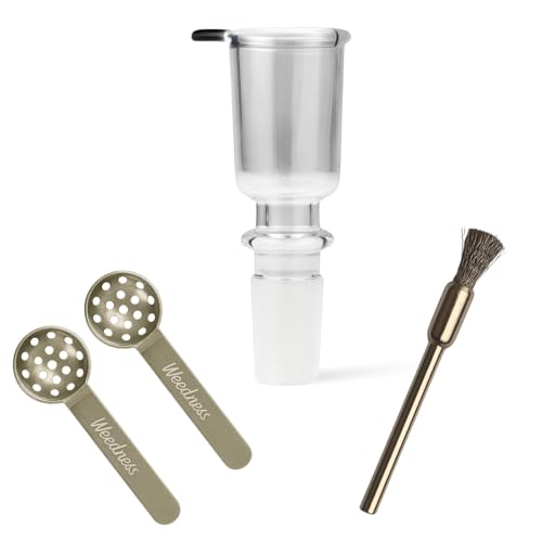 Weedness Bong Glas Kopf 18,8 mm Schliff Bigboody 3-teiliges Set - Köpfchen Chillum Steckkopf Aufsatz Zubehör Adapter Weedness Bong Glas Kopf 18,8 mm Schliff Bigboody 3-teiliges Set - Köpfchen Chillum Steckkopf Aufsatz Zubehör Adapter von Weedness