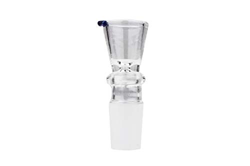 Weedness Bong Glas Kopf 18,8 mm Schliff Flutsch - Köpfchen Chillum Steckkopf Bong Kopf Adapter Zubehör Aufsatz von Weedness