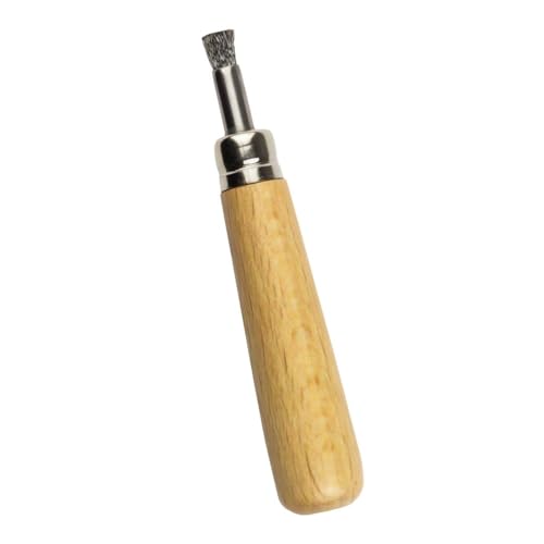 Weedness Bong Siebkratzer 8 cm aus Holz - Köpfchenkratzer Siebbürste Stahl Pinsel Siebkratzer Metall Weedness Bong Siebkratzer 8 cm aus Holz - Köpfchenkratzer Siebbürste Stahl Pinsel Siebkratzer Metall von Weedness