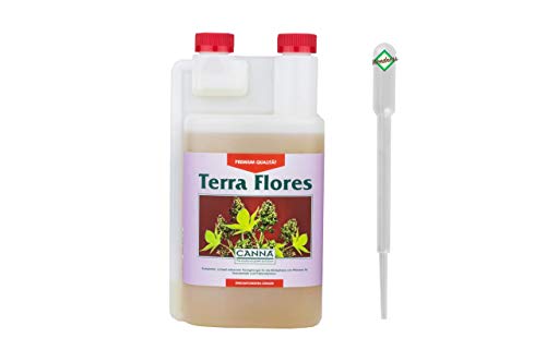Weedness Canna Terra Flores 1 Liter - Blütephase Grow Anbau Indoor Dünger Bio Tomaten Blüte Gurken Flüssigdünger Organischer von Weedness