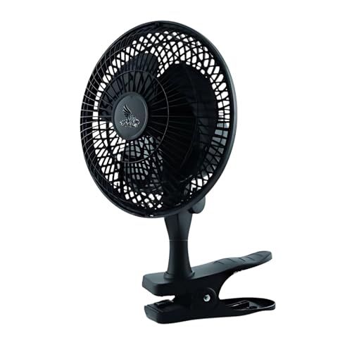 Weedness Clip Ventilator leise 20 cm - Grow Belüftung Homebox Mini Ventilator Klein von Weedness