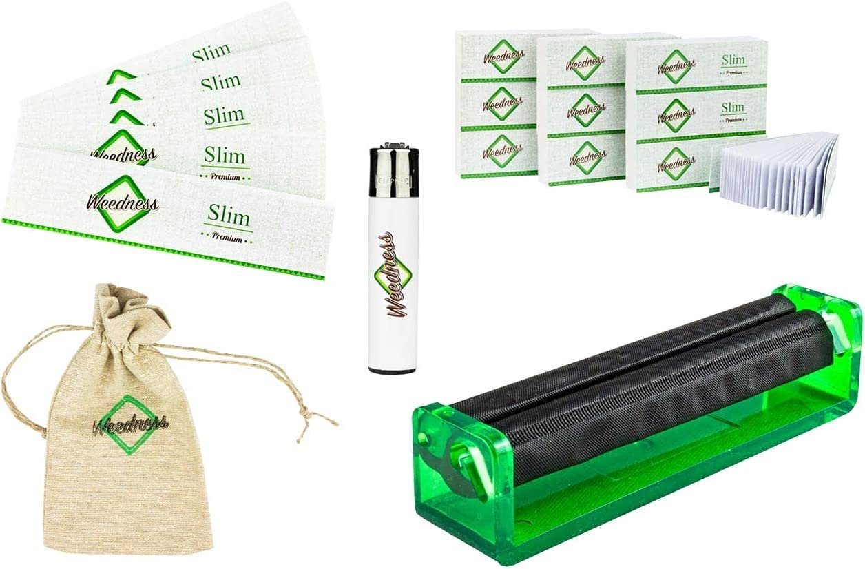 Weedness Drehmaschine Joint Drehmaschine Kingsize Long Paper Konisch Rolling Machine von Weedness