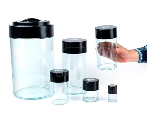 Weedness Einmachglas Transparent 570 ml mit Deckel - Aufbewahrung Kräuter Tabak Box Luftdicht Vorratsdose Behälter Pillen von Weedness