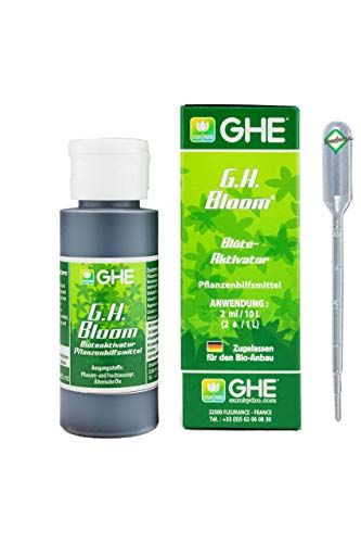 Weedness GHE Bio Bloom 60 ml - Blüten Aktivator Wachstums Grow Anbau Indoor Dünger Flüssigdünger Organischer Bio von Weedness