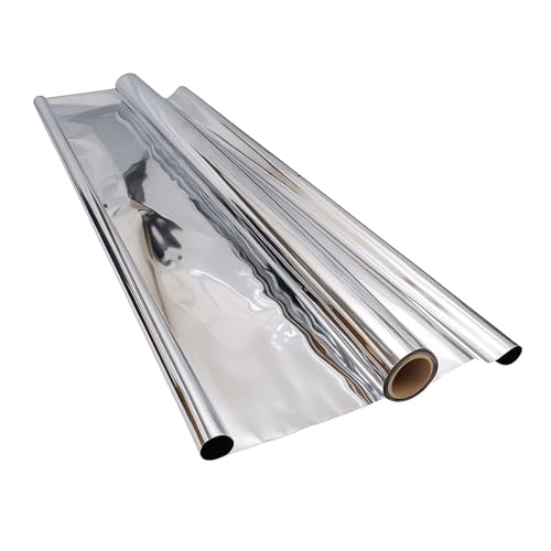 Weedness Glänzende Reflektionsfolie 100 Meter Rolle 50 Mikrometer - Grow Anbau Indoor Box Pflanzen Garten von Weedness