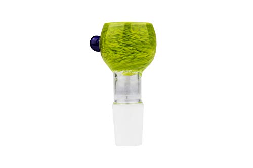 Weedness Glas-Bong-Kopf Heavy Grün 18,8 mm Schliff - Steckkopf Bong Kopf Adapter Zubehör Chillum von Weedness