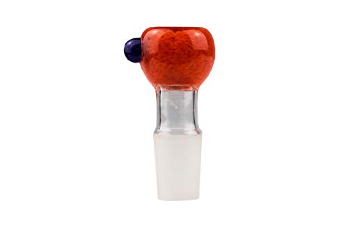 Weedness Glas-Bong-Kopf Heavy Rot 18,8 mm Schliff - Steckkopf Bong Kopf Adapter Zubehör Chillum von Weedness