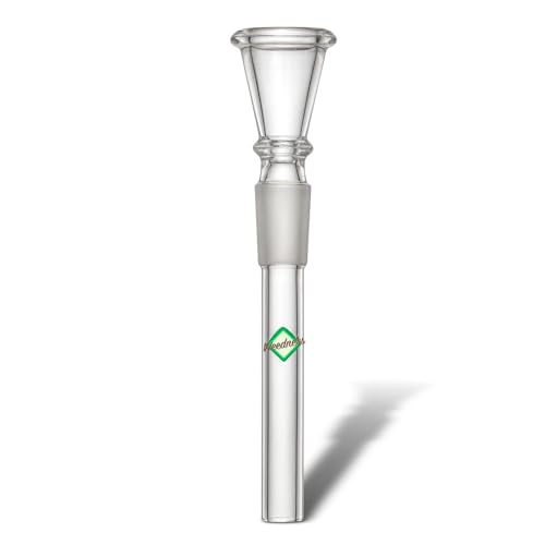 Weedness Bong Glas Chillum 14,5 mm Schliff Trichter 14 cm - Shillum Zubehör Kopf Adapter Aufsatz Steckchillum Kupplung von Weedness