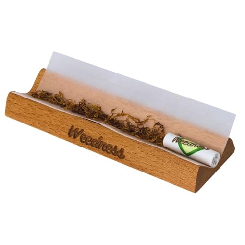 Weedness Joint Drehhilfe aus Ebenholz - Drehunterlage Bauunterlage Kiffer Drehmaschine Tablett Rolling Box von Weedness