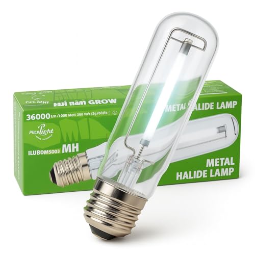 Weedness Grow MHL Leuchtmittel 600 Watt für Wachstumsphase - Metallhalogenlampe Natriumdampflampe Anbau Indoor Lampe Pflanzenlampe Birne von Weedness