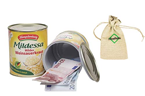 Weedness Mildessa Konserve Dosen-Safe Geldversteck - Dosentresor Versteckdose Geheimversteck Mini Tresor Strandsafe von Weedness