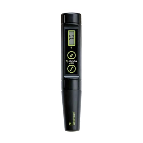 Weedness Milwaukee pH51 Messgerät - Grow Anbau Indoor Outdoor Garten Pflanzen Wert Pooltester Teststreifen Pool pH-Meter Messen Wassertester Digital Aquarium Schwimmbad von Weedness