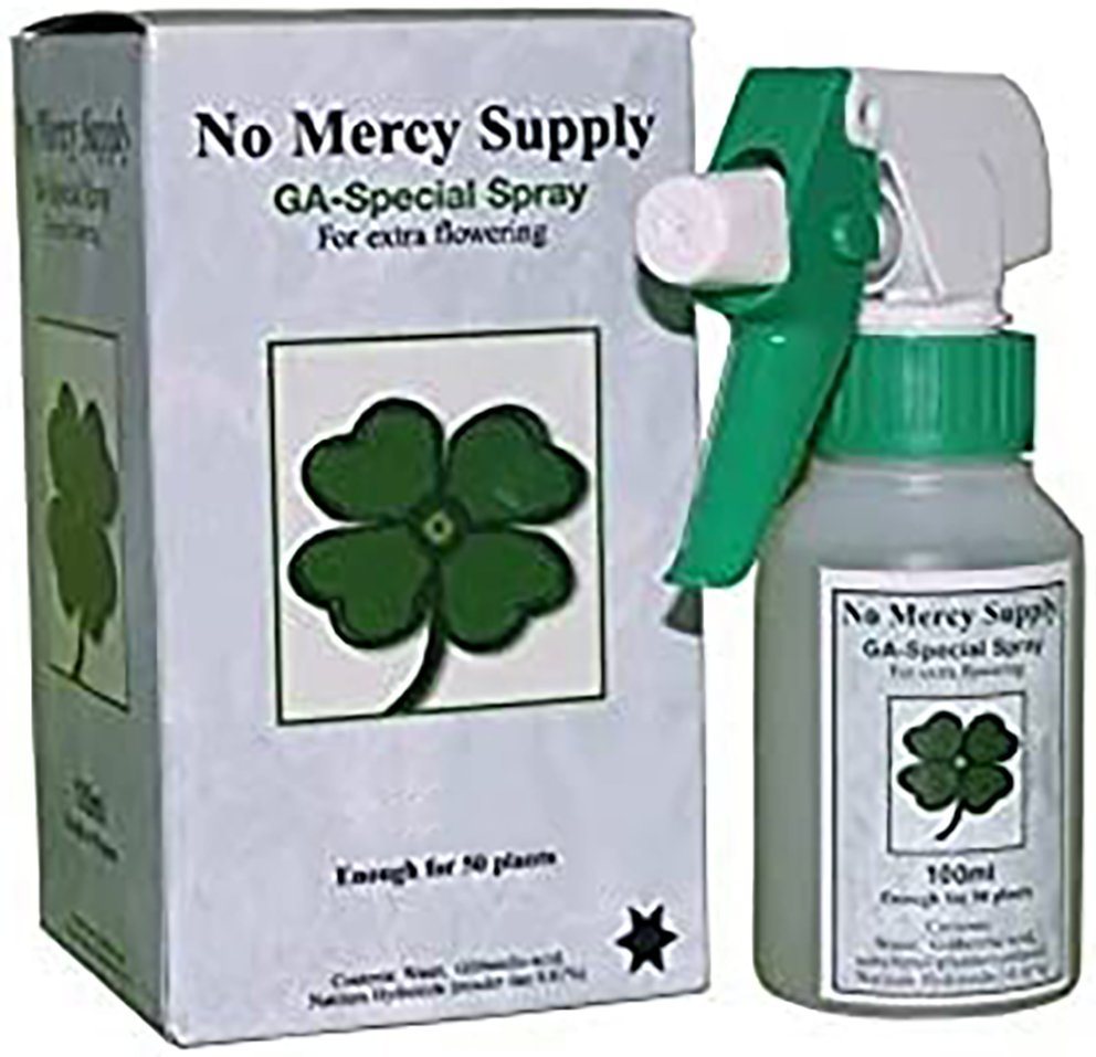 Weedness Pflanzendünger No Mercy GA Spray Dünger Grow Anbau Indoor Outdoor, 250 ml von Weedness
