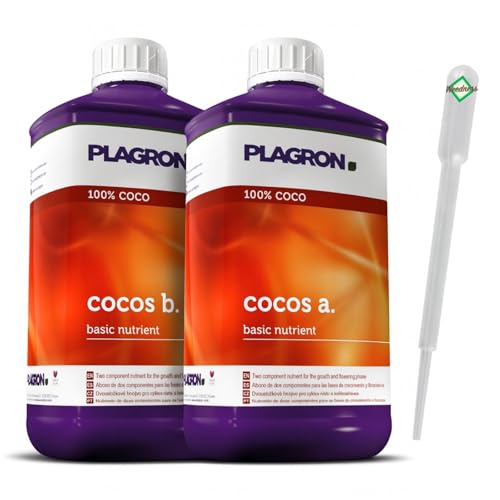 Weedness Plagron Coco A+B 1 Liter - Hydrokultur Dünger Kokos Substrat Coco Grow Anbau Indoor von Weedness