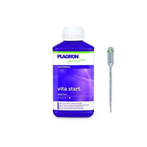 Weedness Plagron Vita Start 100 ml - Sämlinge Stecklinge Aufzucht Anzucht Jungpflanzen Dünger Grow Anbau Indoor Bio Gurken Mutterpflanze von Weedness